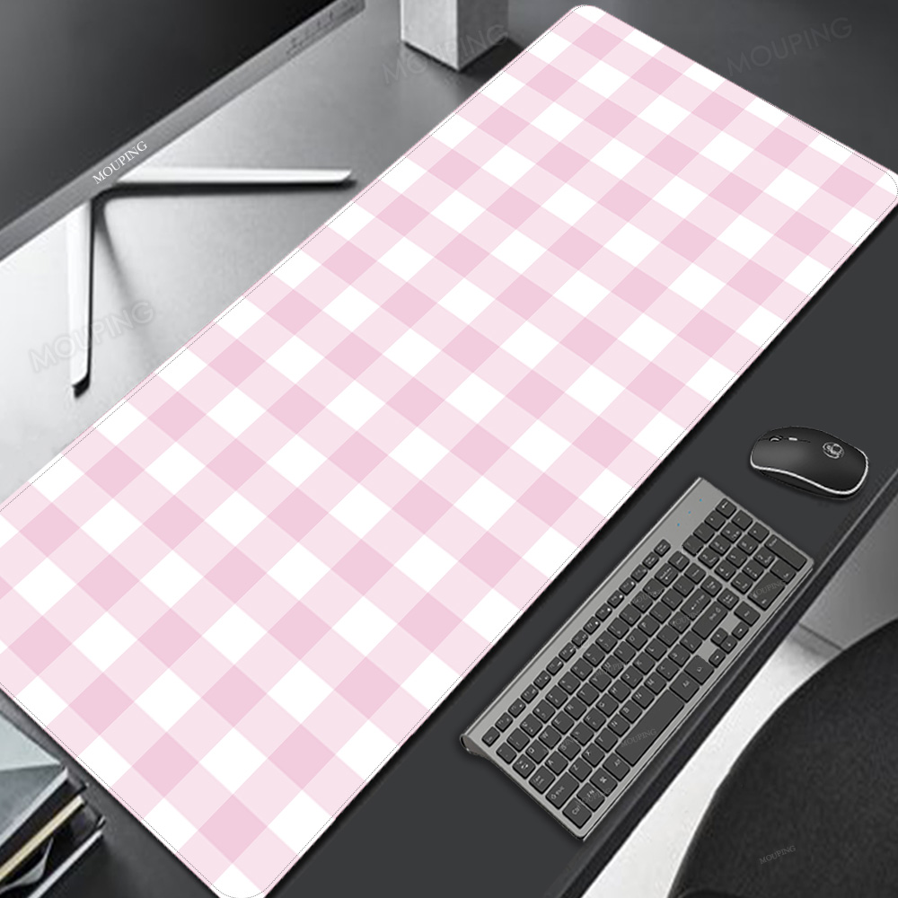 Pink Lattice Mouse Pad Kawaii  - Desk Setup Pink recensie en prijs