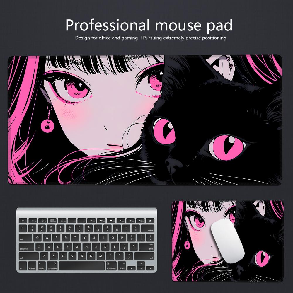 Gaming Mouse Pad Anime Black C - Desk Setup Gadgets recensie en prijs