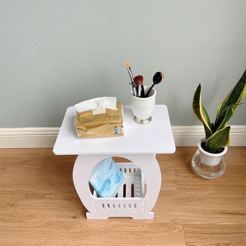 End Table White Nightstand Cof - Desk Setup Wood recensie en prijs