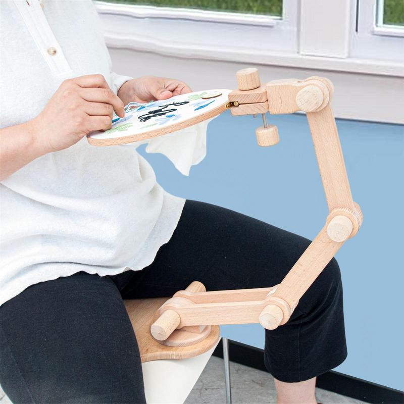 360 Degree Rotation Adjustable - Desk Setup Wood recensie en prijs