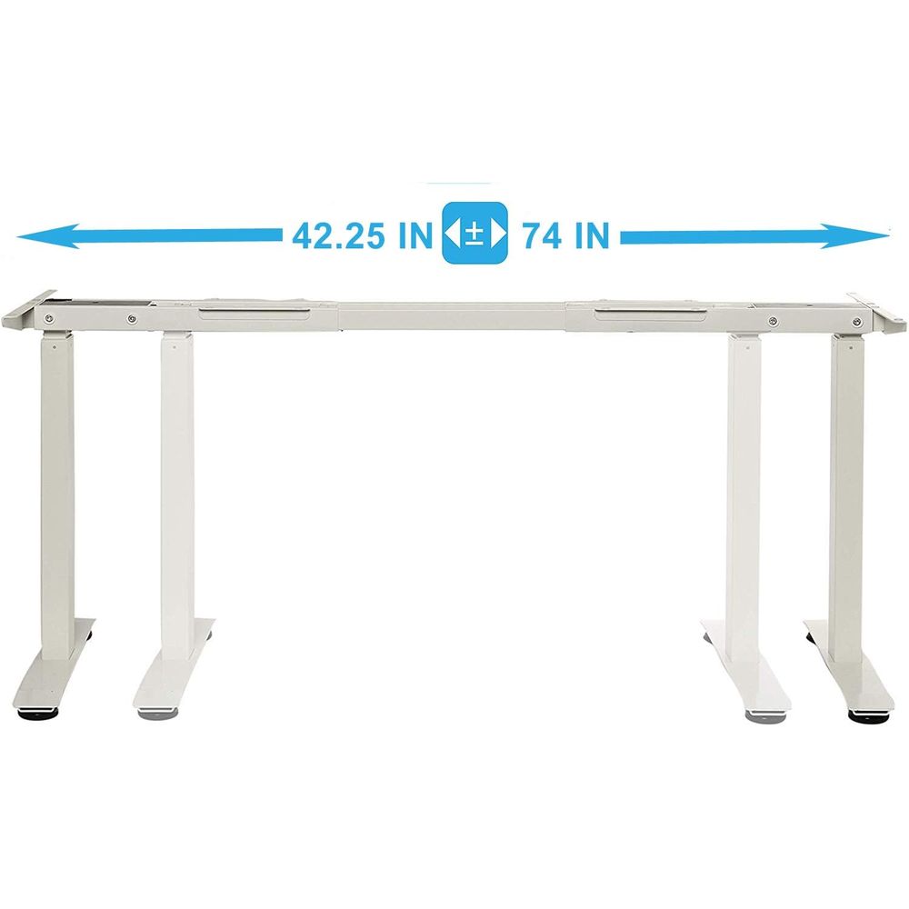 Electric Dual Motor Stand Up D - L Shaped Desk Setup recensie en prijs