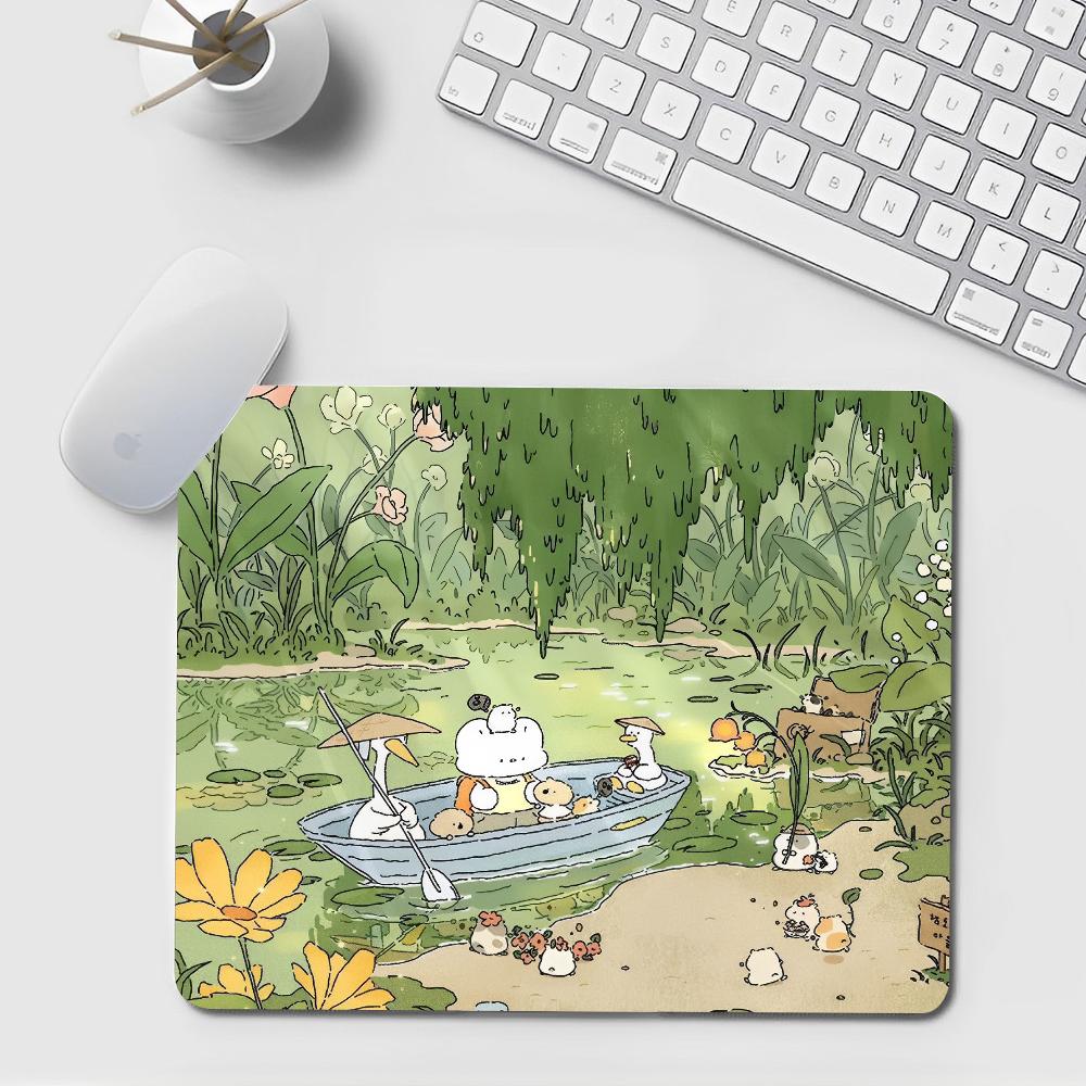 Green Plant Desk Mat Cute Kawa - Korean Desk Setup recensie en prijs