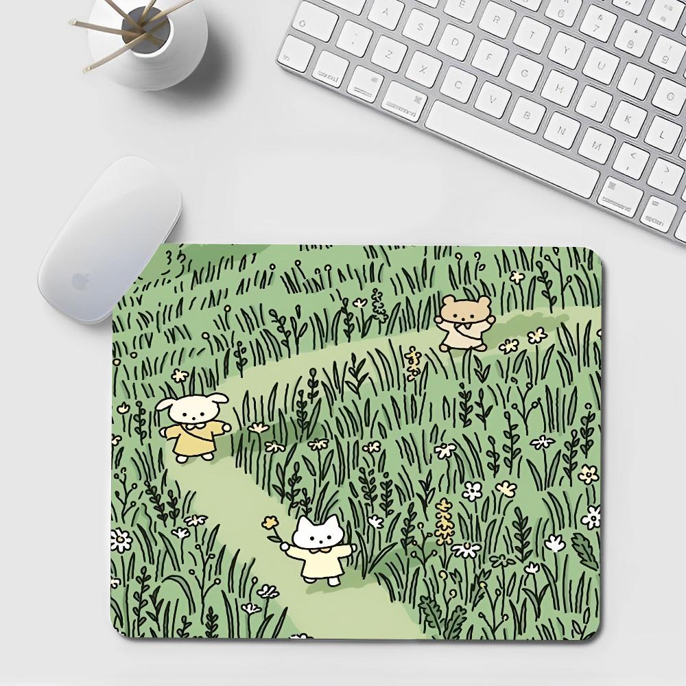 Green Plant Desk Mat Cute Kawa - Korean Desk Setup recensie en prijs
