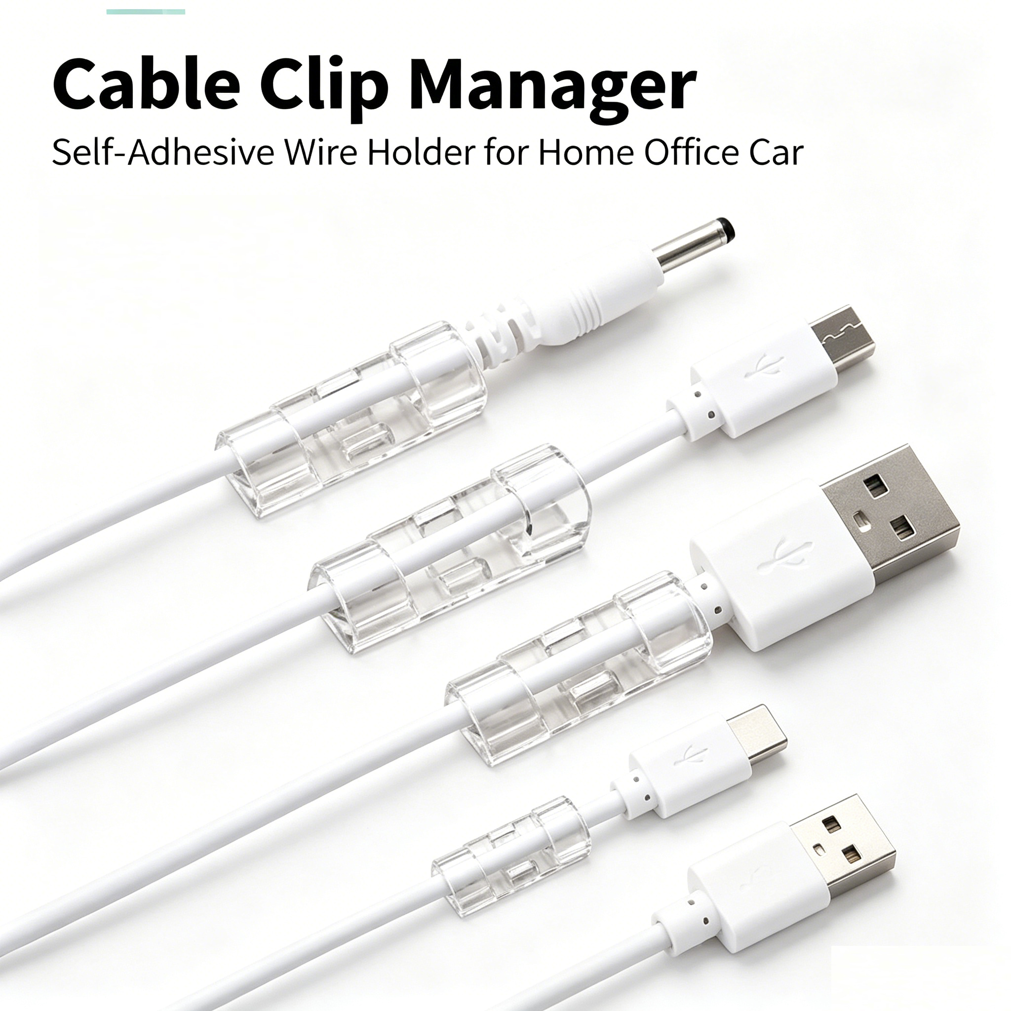 Cable Organizer Clips Cable Ma - Desk Setup Cable Management recensie en prijs