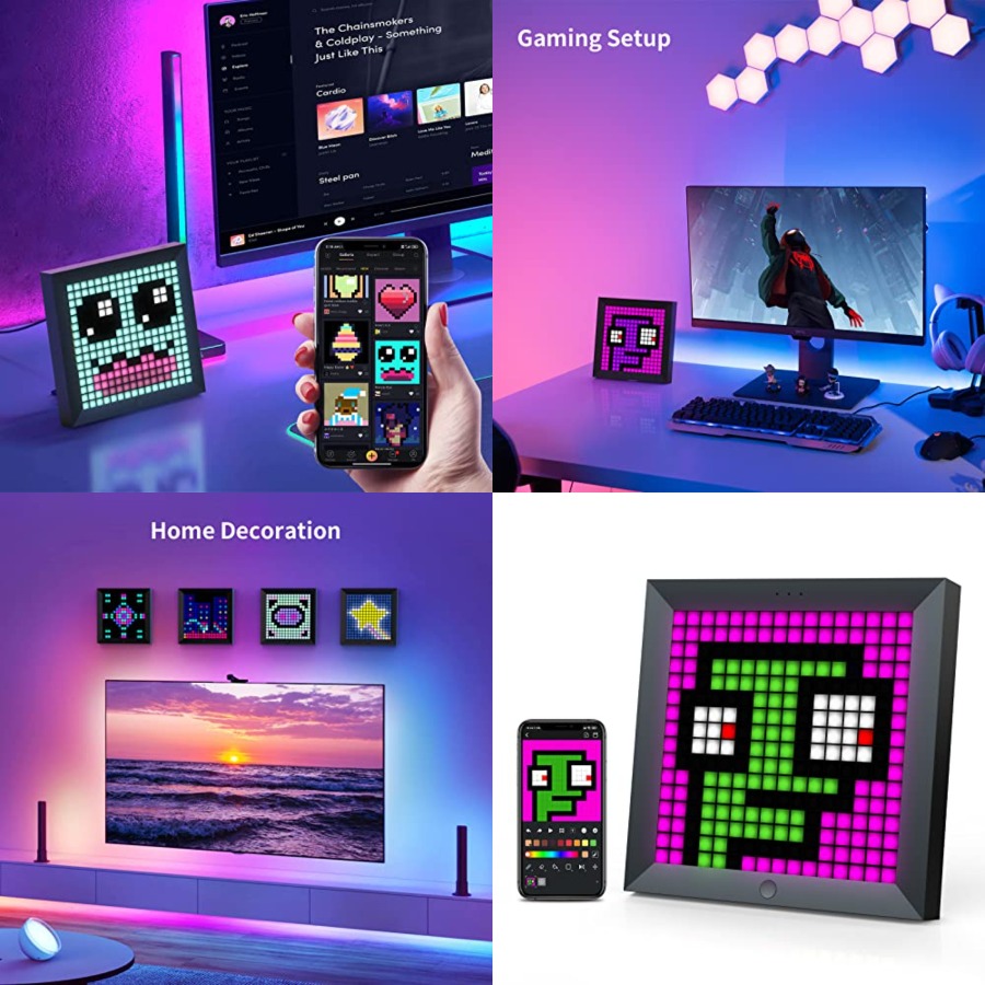 LED Light Pixel Display Panel  - Desk Setup Tv recensie en prijs
