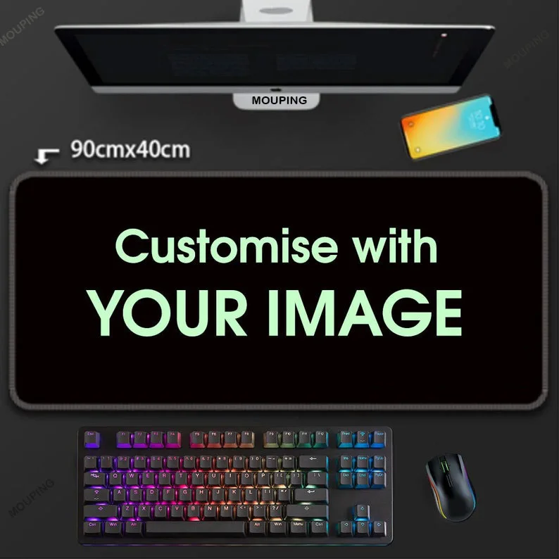 Playmat Custom Mouse Pad Compa - Desk Setup Pink recensie en prijs