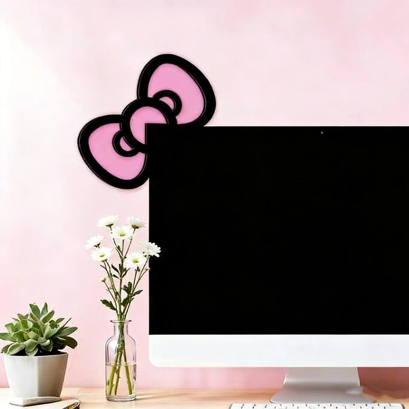 New 1/2Pcs Wooden Bowknot PC A - Desk Setup Wood recensie en prijs