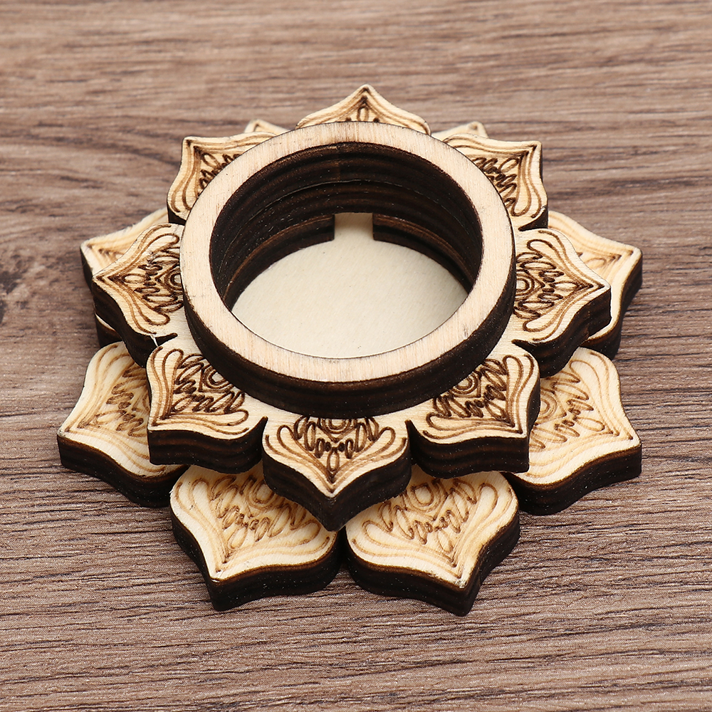 Lotus Pattern Wooden Crafts Ho - Desk Setup Wood recensie en prijs