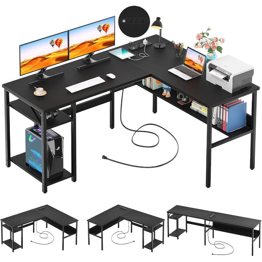 Reversible L Shaped Desk with  - Desk Setup Corner recensie en prijs
