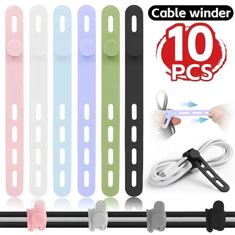 Silicone Cable Ties Assorted C - Desk Setup Cable Management recensie en prijs