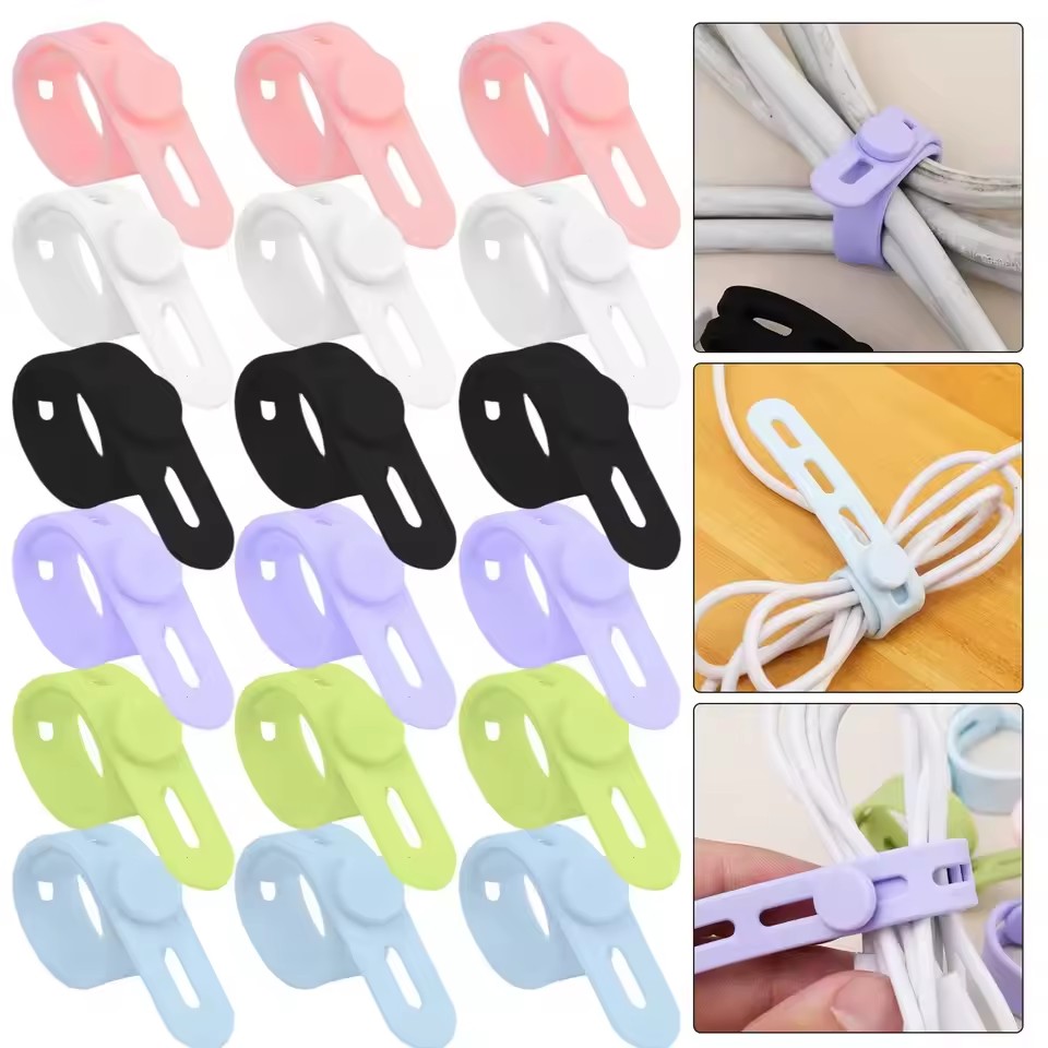 Silicone Cable Ties Assorted C - Desk Setup Cable Management recensie en prijs