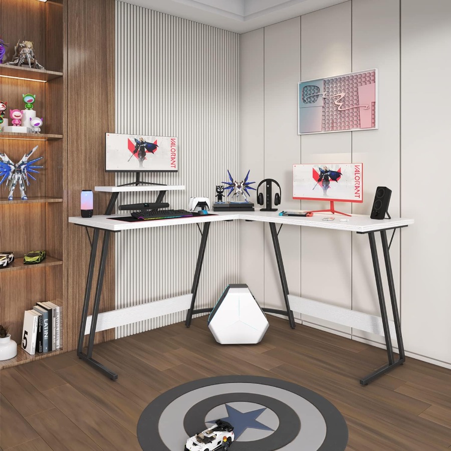L Shaped Gaming Desk with Larg - Desk Setup Corner recensie en prijs