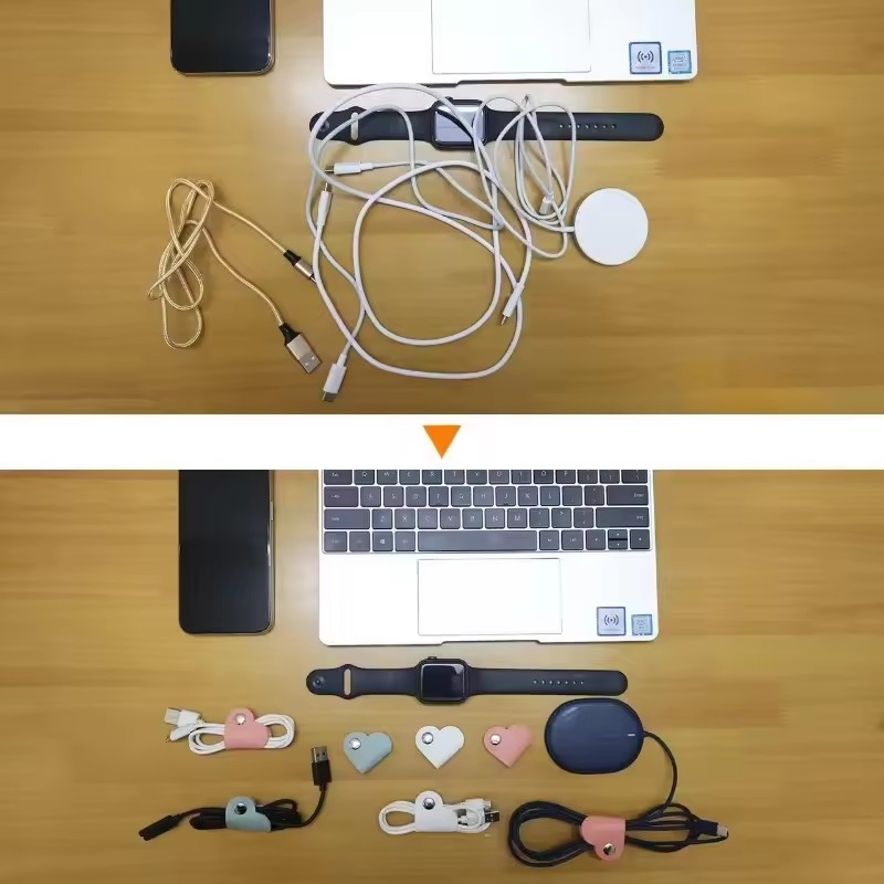 Mini Heart Shape Cable Organiz - Desk Setup Cable Management recensie en prijs