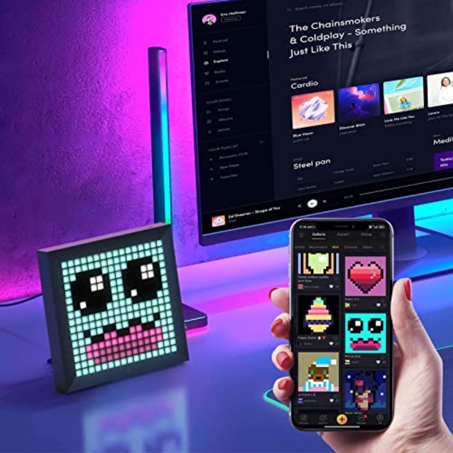 LED Light Pixel Display Panel  - Desk Setup Tv recensie en prijs