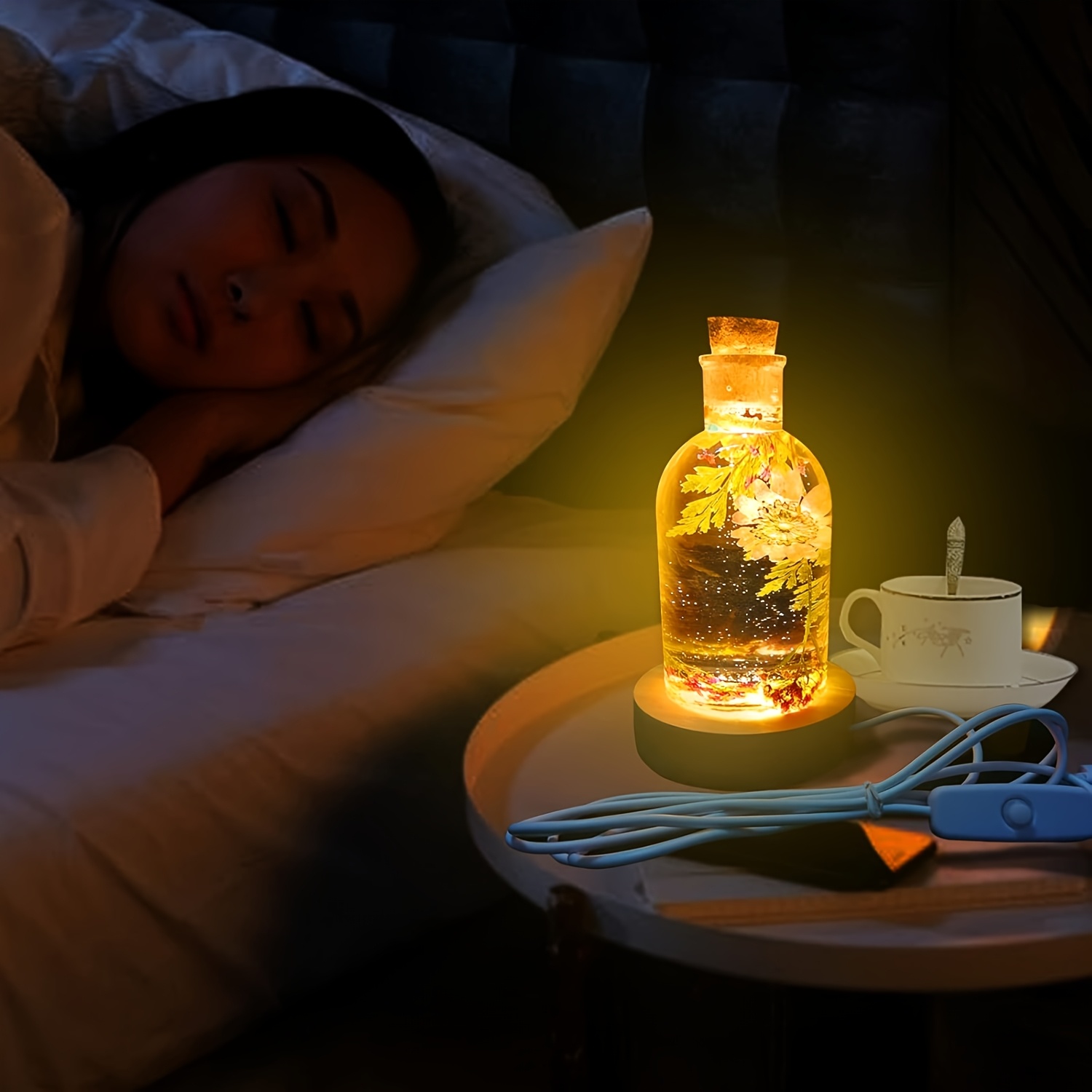 Drift Bottle Light Resin Mold  - Desk Setup Wood recensie en prijs