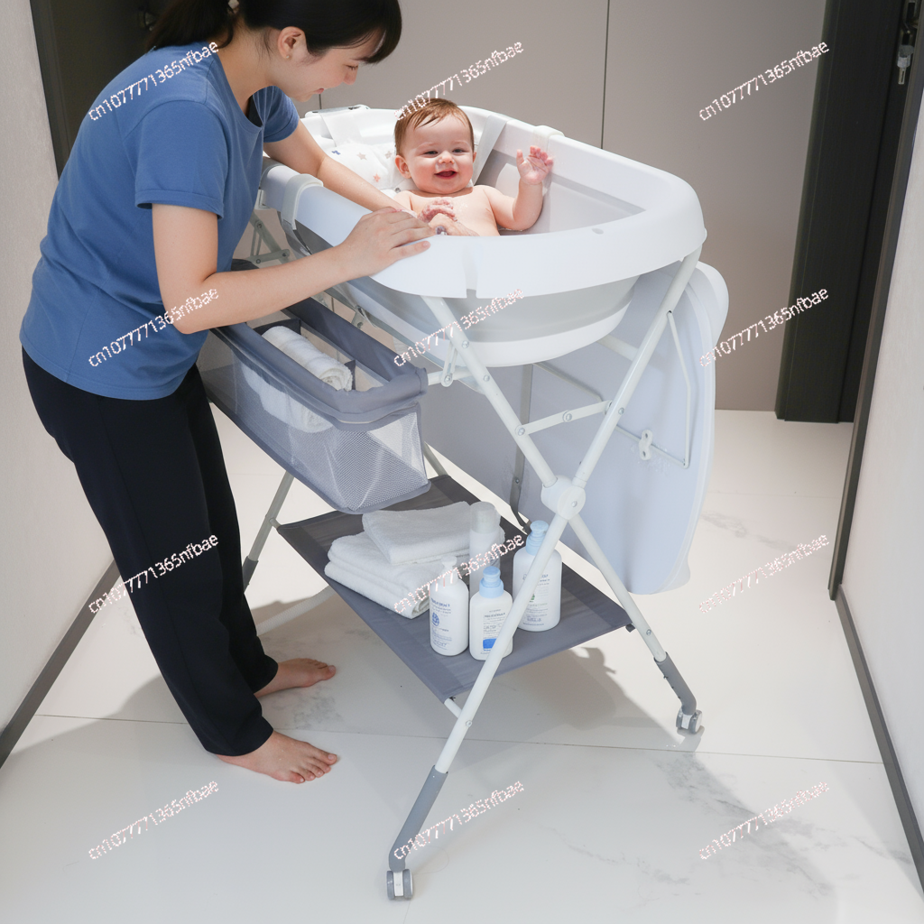 Baby Bath Tub & Changing Table - Desk Setup Wood recensie en prijs