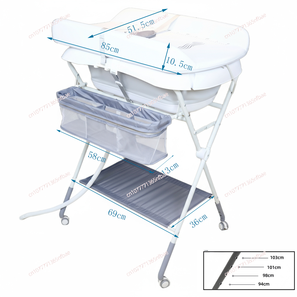 Baby Bath Tub & Changing Table - Desk Setup Wood recensie en prijs
