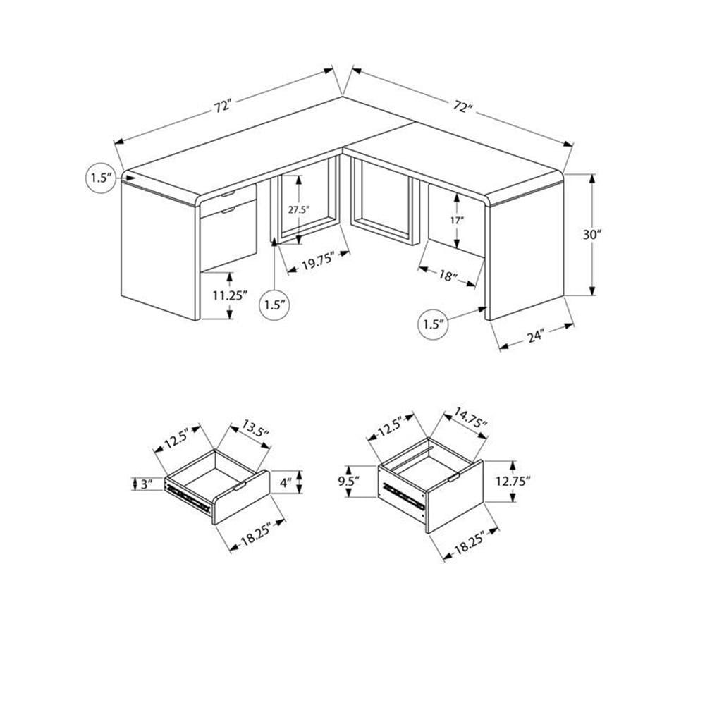 I 7582 Computer Desk, Home Off - Desk Setup Corner recensie en prijs
