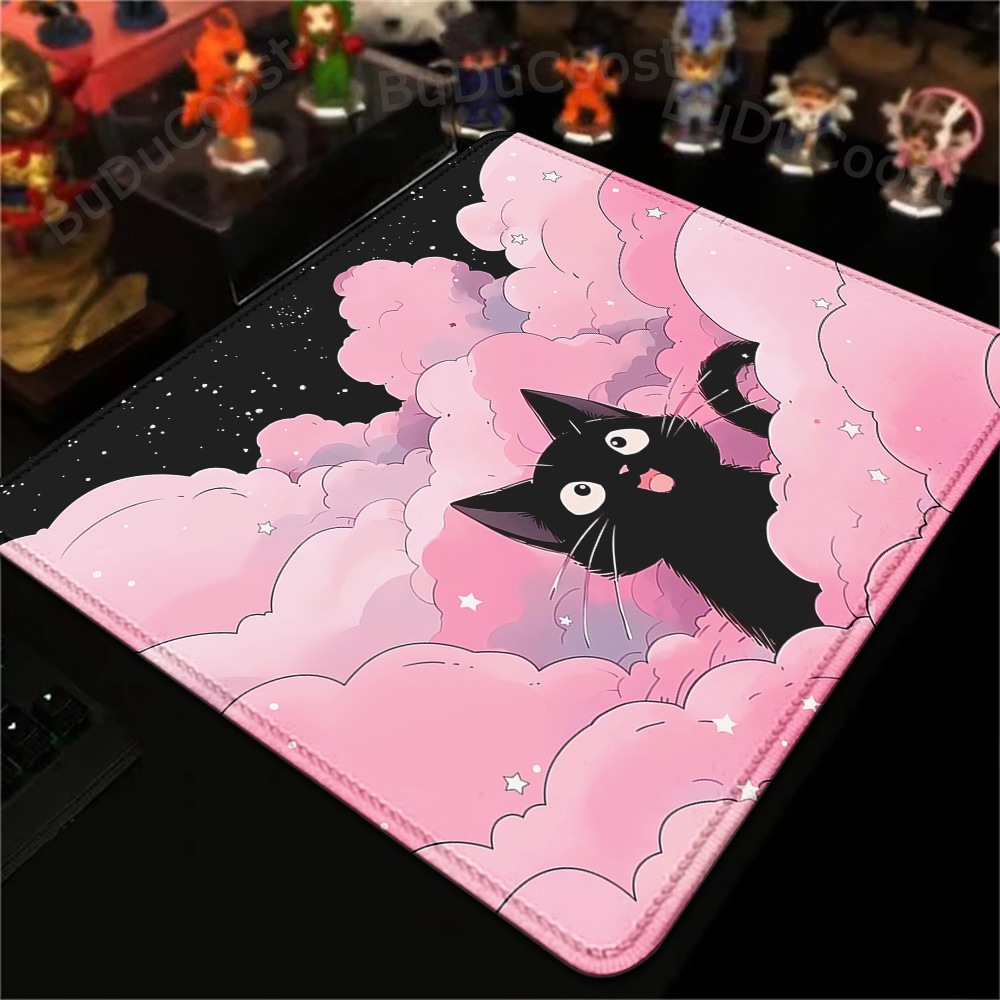 18x22cm Small Rug Black Cat Cl - Desk Setup Pink recensie en prijs