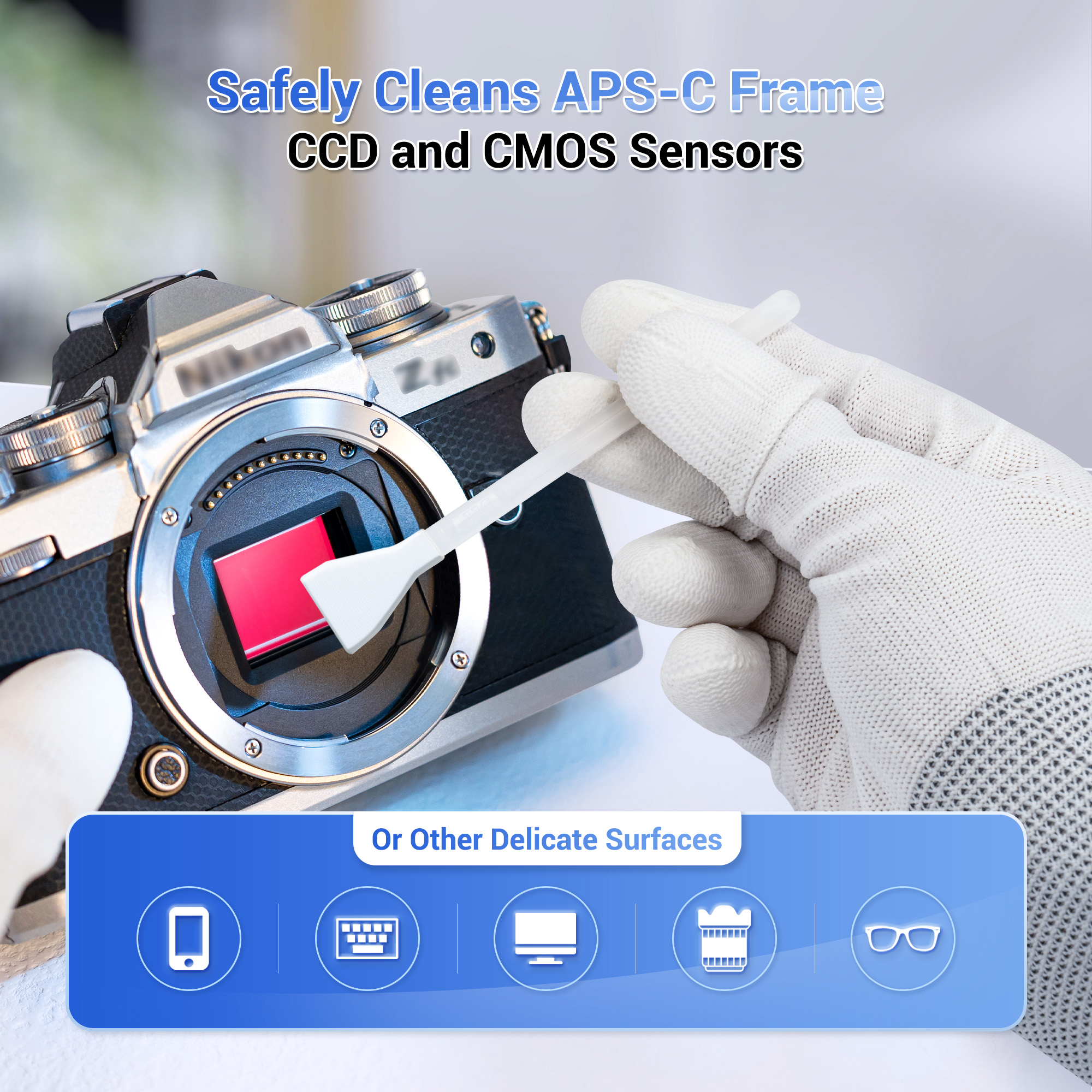 JJC 12pcs Full Frame Sensor Cl - Monitor Cleaning Kit recensie en prijs