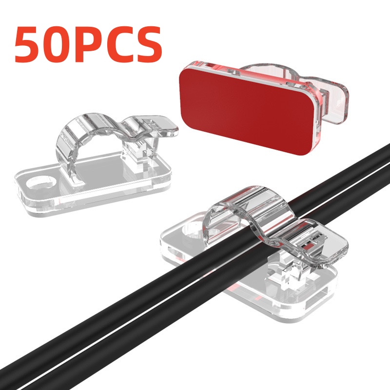 10/50PCS Cable Organizer Clips - Desk Setup Cable Management recensie en prijs