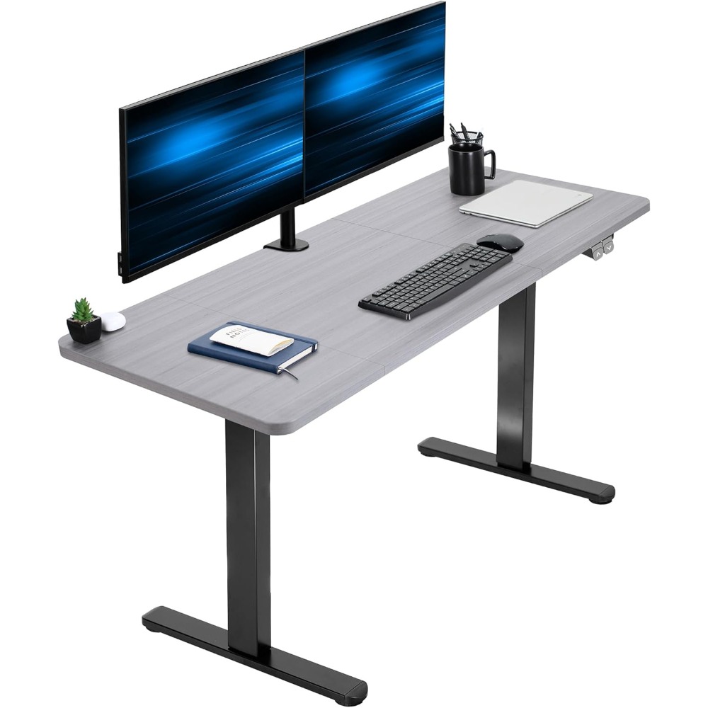 VIVO Electric 60 x 24 inch Sta - L Shaped Desk Setup recensie en prijs