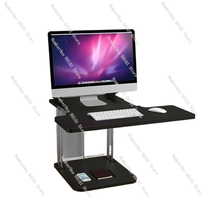 Height-Adjustable Standing Des - Desk Setup With Laptop And Monitor recensie en prijs