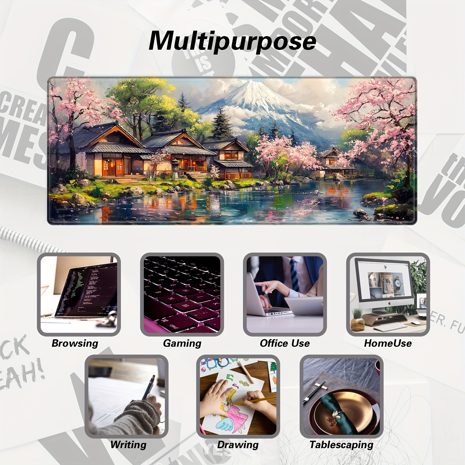 Professional Gaming Mouse Pad  - Desk Setup Workspace recensie en prijs