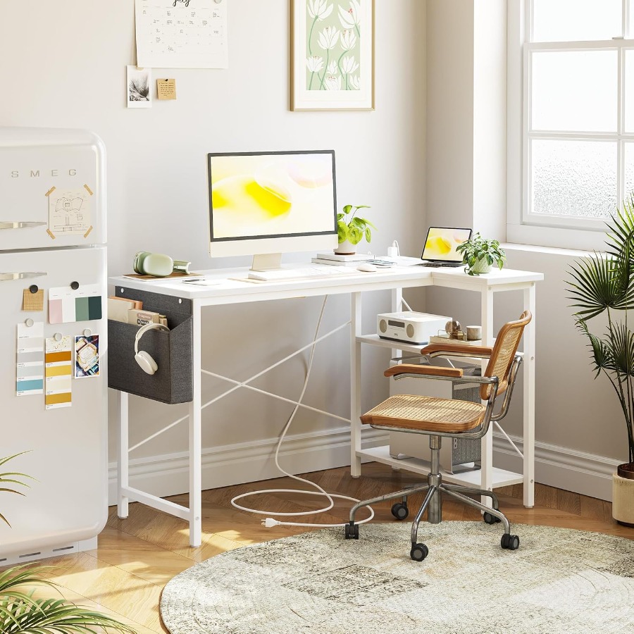 L Shaped Computer Desk with Bu - L Shaped Desk Setup recensie en prijs
