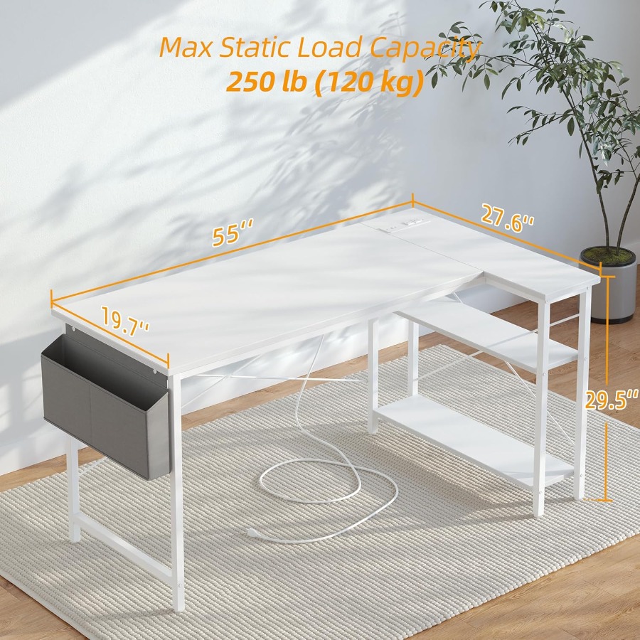 L Shaped Computer Desk with Bu - L Shaped Desk Setup recensie en prijs