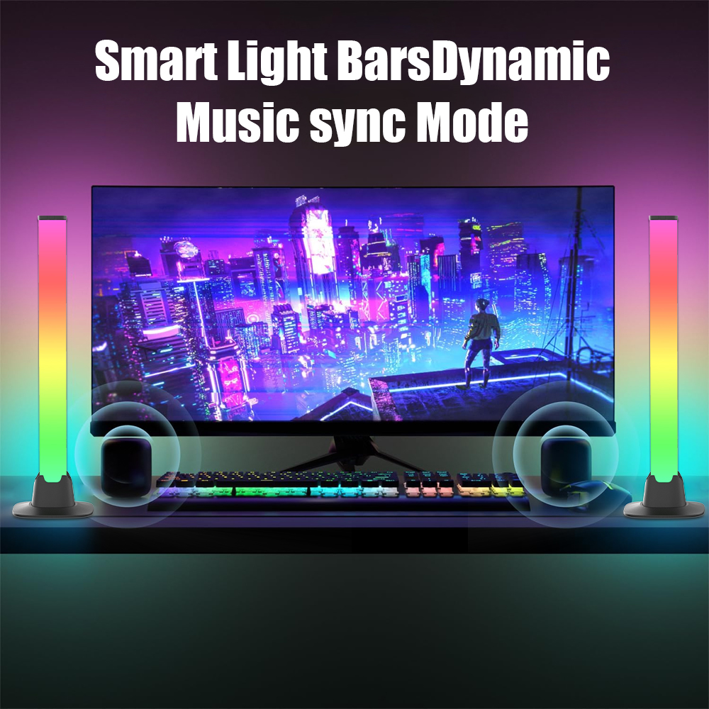RGB LED Lights Bar Bluetooth S - Desk Setup Tv recensie en prijs