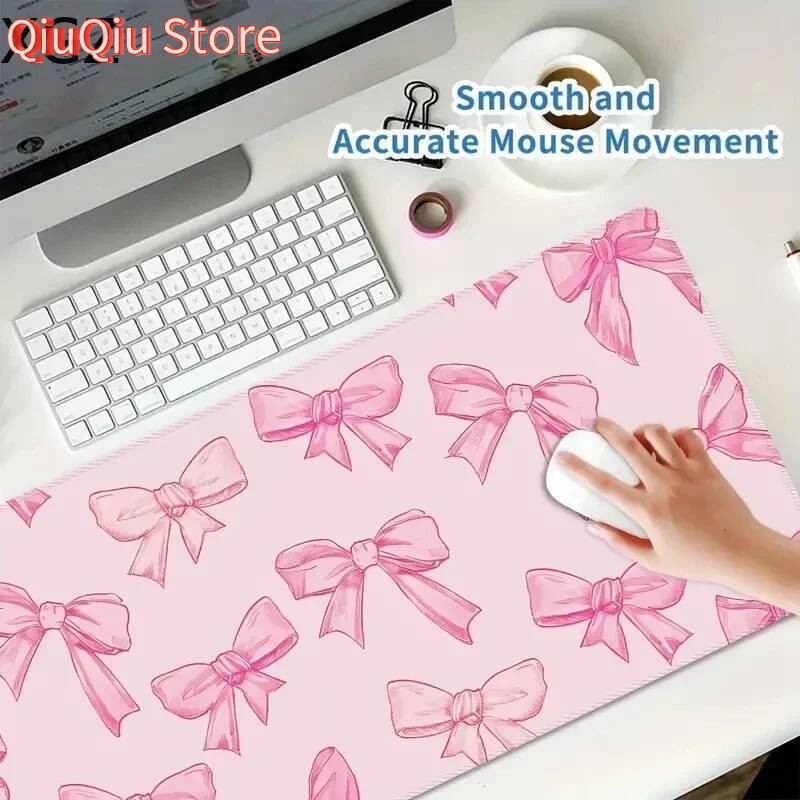 New Cute Pink Bow Mouse Pad La - Desk Setup Pink recensie en prijs