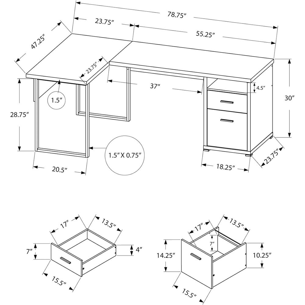80 L-Shaped Home Office Desk w - Work Desk Home Setup recensie en prijs