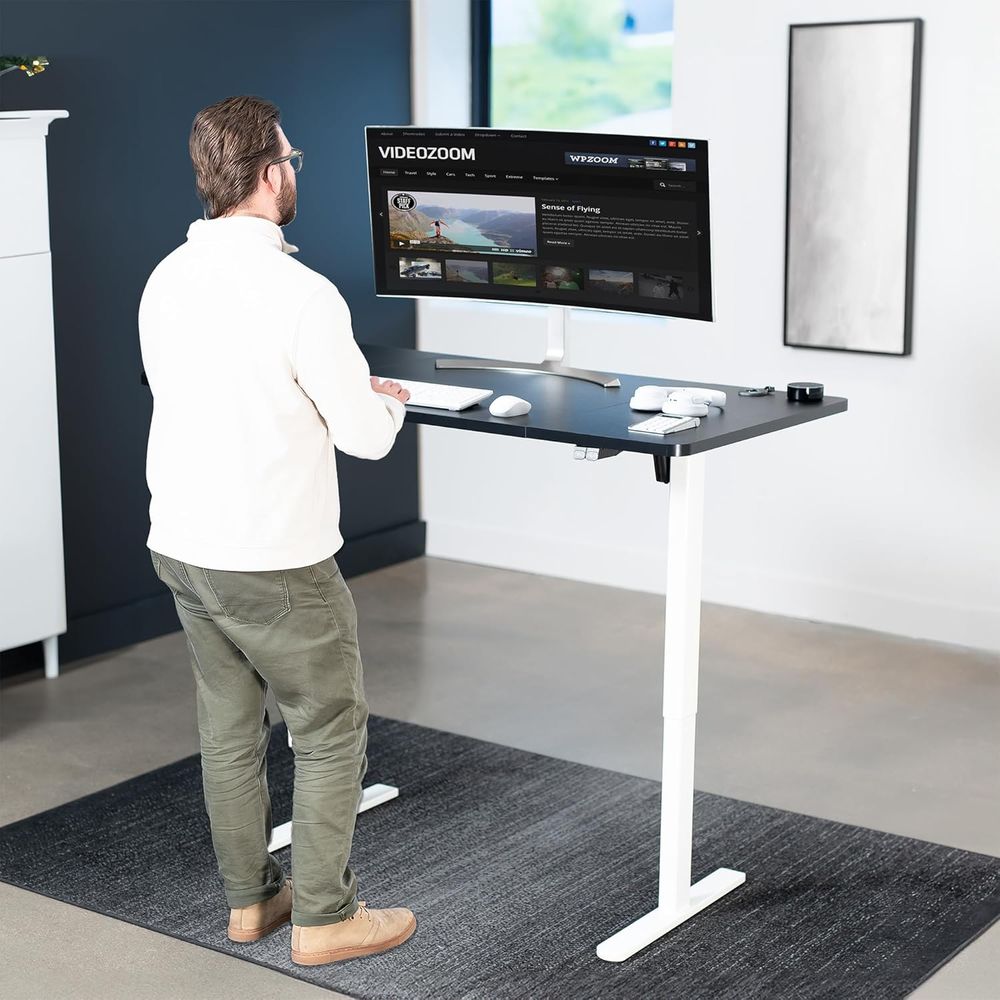 60 x 30 Adjustable Height Stan - L Shaped Desk Setup recensie en prijs