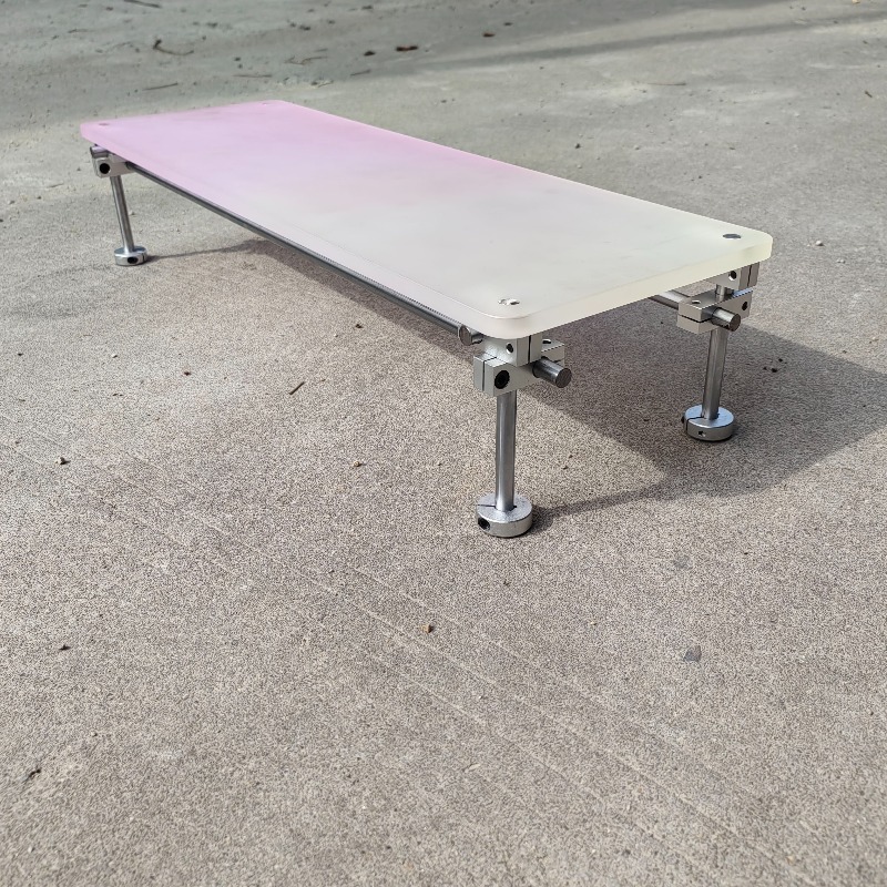 ‌Aesthetic Pink Gradient Acryl - Desk Setup With Laptop And Monitor recensie en prijs