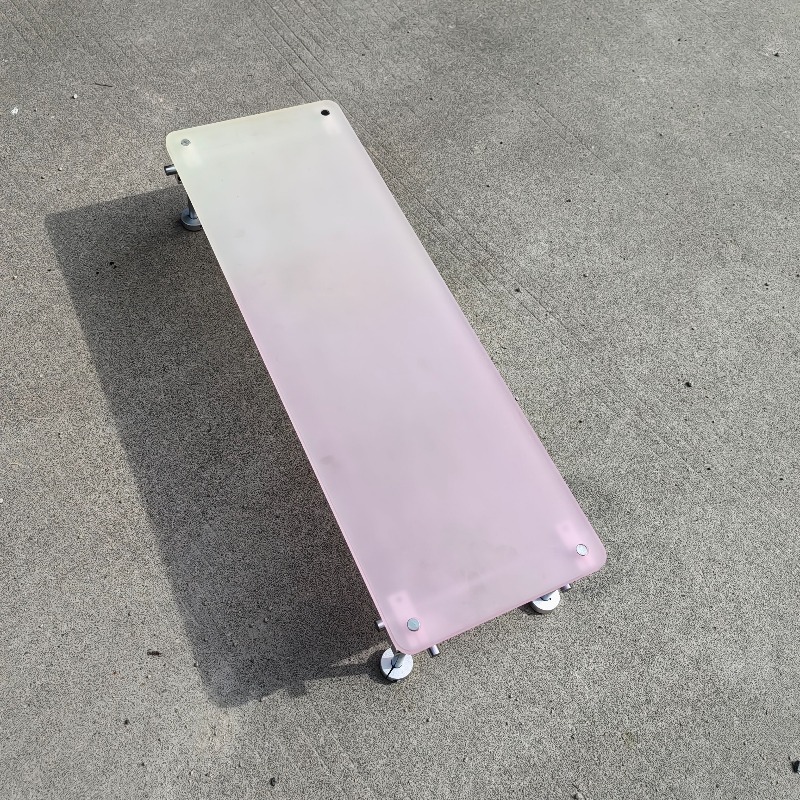 ‌Aesthetic Pink Gradient Acryl - Desk Setup With Laptop And Monitor recensie en prijs
