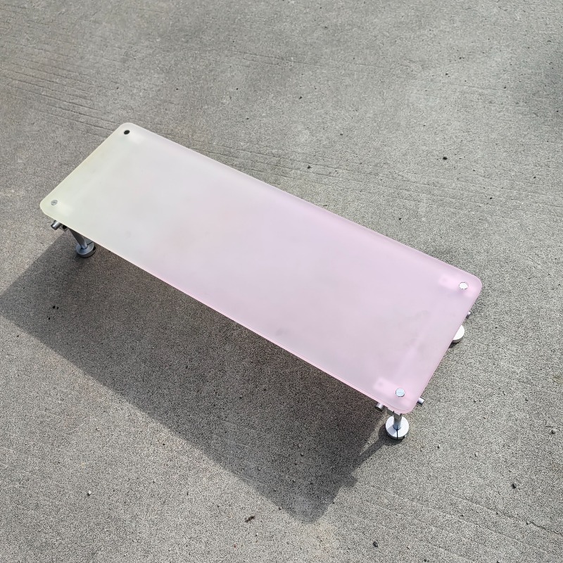 ‌Aesthetic Pink Gradient Acryl - Desk Setup With Laptop And Monitor recensie en prijs