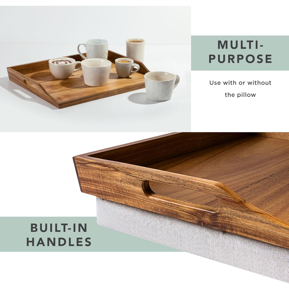 US Shipping Acacia Wood Bed Tr - Desk Setup Wood recensie en prijs