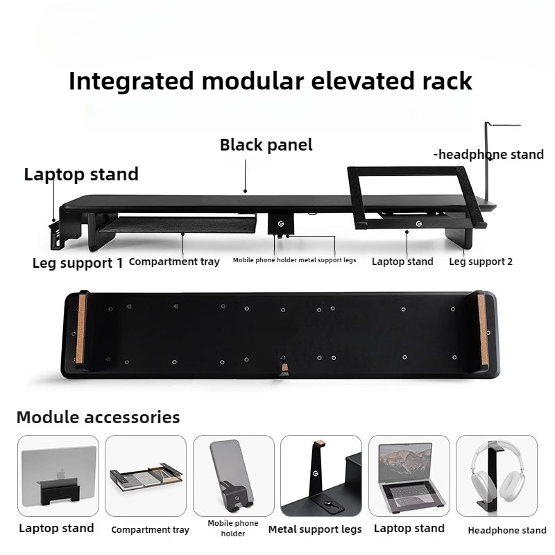 Modular Monitor Riser Stand Er - Desk Setup With Laptop And Monitor recensie en prijs