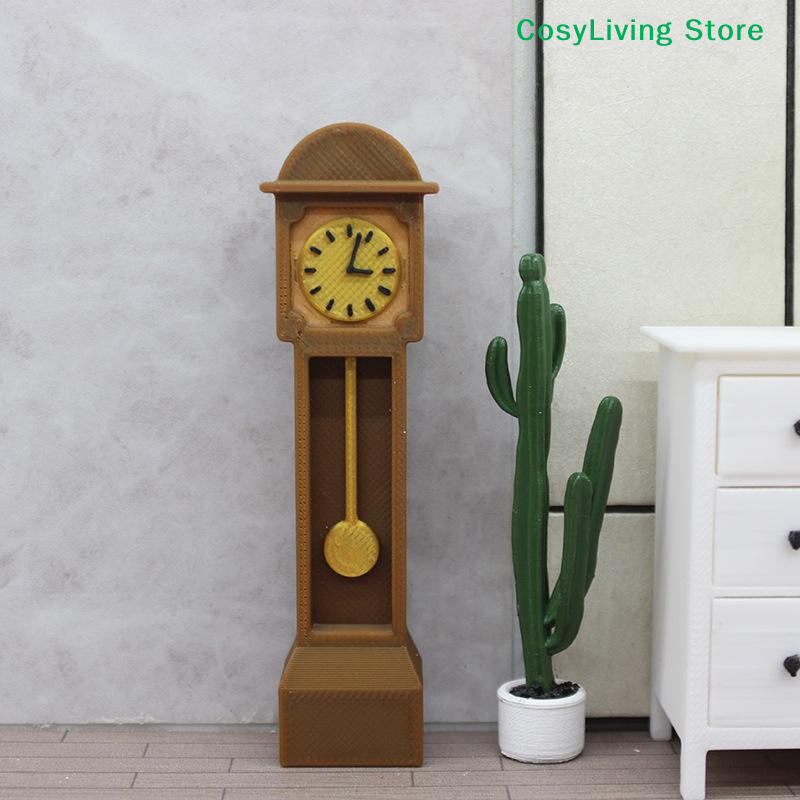 Mini Retro Standing Clock Desk - Desk Setup Wood recensie en prijs