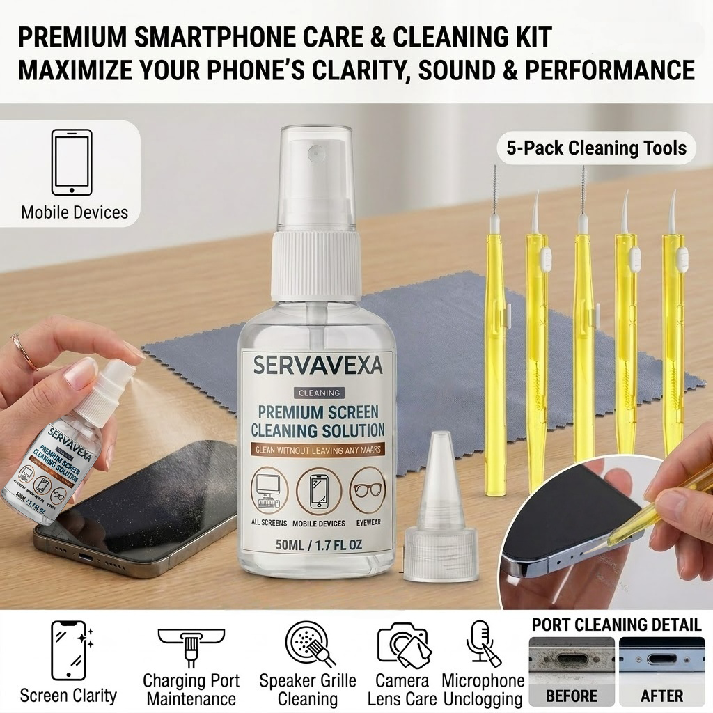 7-in-1 Screen Cleaner Spray Ki - Monitor Cleaning Kit recensie en prijs