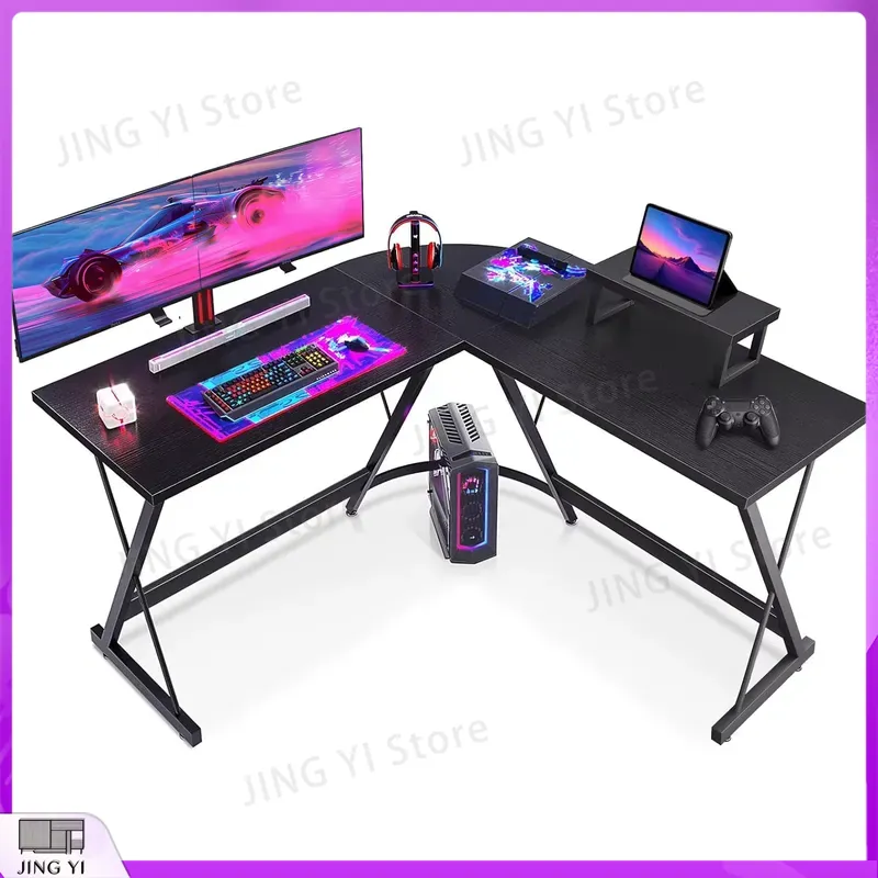 L Shaped Gaming Desk with Moni - Desk Setup Corner recensie en prijs