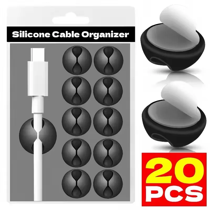 Cable Clips Phone Cord Holder  - Desk Setup Cable Management recensie en prijs