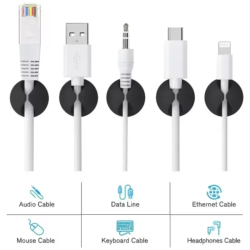 Cable Clips Phone Cord Holder  - Desk Setup Cable Management recensie en prijs