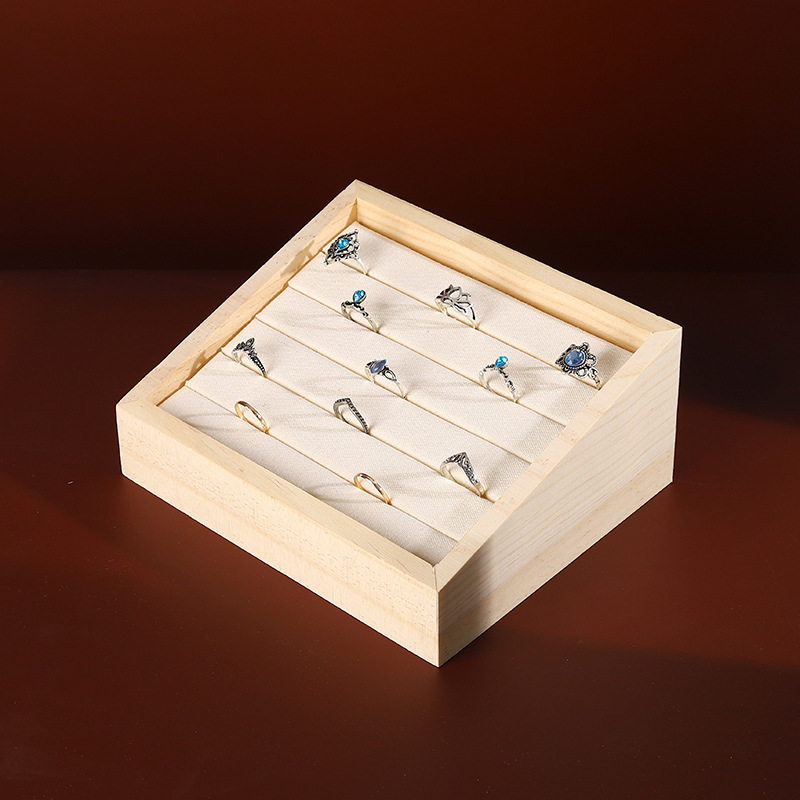 1pc Wood Jewelry Display Tray  - Desk Setup Wood recensie en prijs