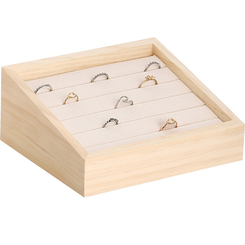 1pc Wood Jewelry Display Tray  - Desk Setup Wood recensie en prijs