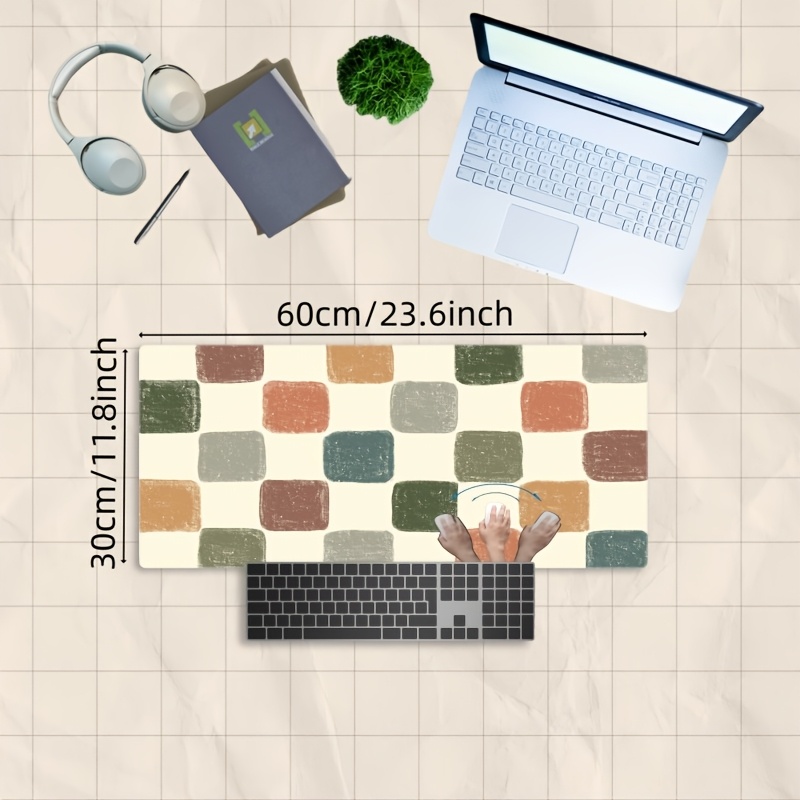 Vibrant Checkered Pattern Desk - Desk Setup Workspace recensie en prijs