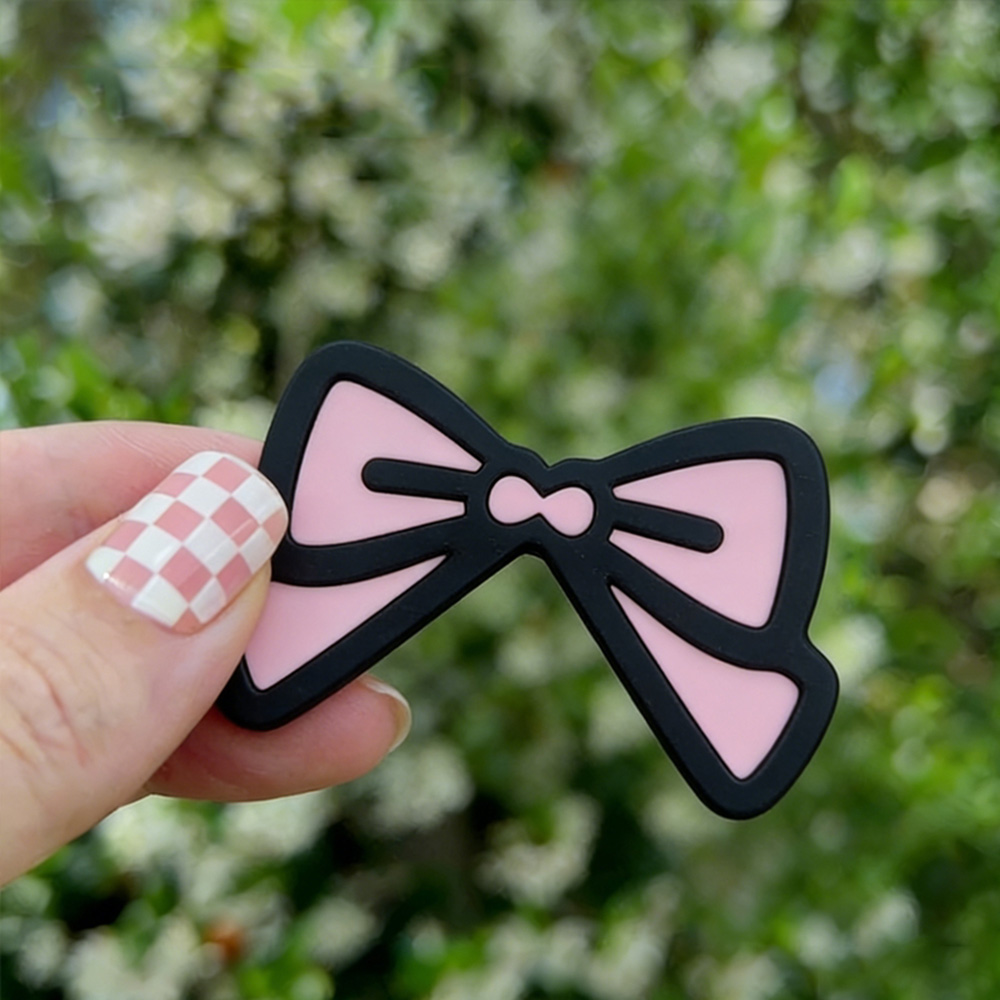 Cute Pink Bow Monitor Decor Ka - Desk Setup With Laptop And Monitor recensie en prijs