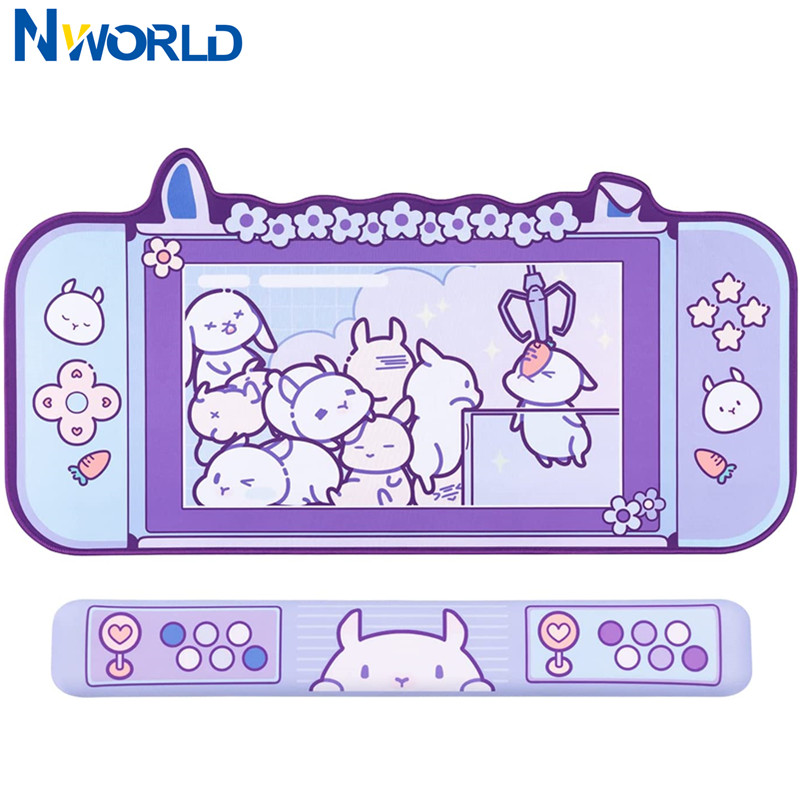 Large Kawaii Gaming Mouse Pad  - Desk Setup Pink recensie en prijs