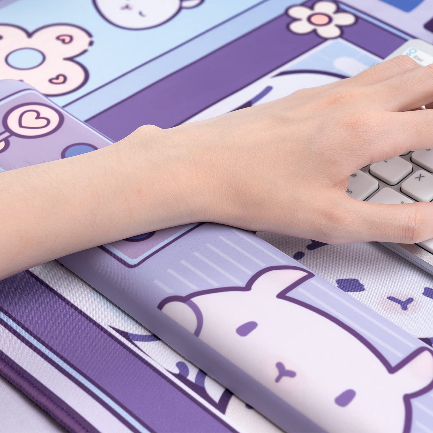 Large Kawaii Gaming Mouse Pad  - Desk Setup Pink recensie en prijs